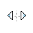 Horizontal resize cursor