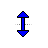 Vertical resize cursor