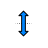 Vertical resize cursor