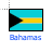 Bahamas Flag cursor