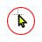 Cursor with circle2 cursor