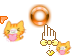 Orange Bow (Lazo Naranja) Cursors preview
