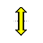Vertical resize cursor