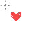 A loving heart cursor