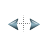 Horizontal resize cursor