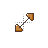 Diagonal resize 2 cursor