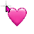 Pink Hearts Cursors preview