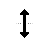 Vertical resize cursor