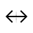 Horizontal resize cursor
