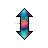 Vertical resize cursor