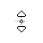 Vertical resize cursor