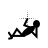 Black-man recumbent cursor