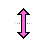 Vertical resize cursor