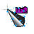 Gliter Blue WIB cursor