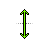 Vertical resize cursor