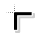 Crop Cursor Up-Left v3 (Black) cursor