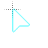 Light Blue Carbon Fiber Light cursor