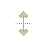 Vertical resize cursor