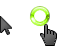 Windows 7 Gray-Yellow-Green Edit Cursors preview