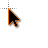 Windows 7 Black-Orange Cursors preview