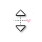 Vertical resize cursor