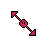 Red_DiagonalResize1 cursor