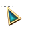 Right rainbow faceted stone cursor