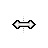 Horizontal resize cursor
