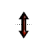 Vertical resize cursor
