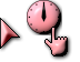 Kawaii Pink Minecraft Cursors preview
