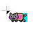 turqouise cat cursor