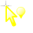 Yellow location cursor