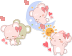 Kawaii Cute Pink Bunny Cursors preview
