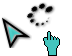 Black with Transparent Red Cursors preview