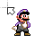 Mario in Waluigi's Costume cursor