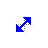 blues diagonal resize 2 cursor