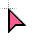 Pink cursor