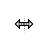 Horizontal resize cursor