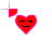 game over heart cursor cursor