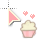 Pink Cupcake Cursors preview