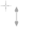 Vertical resize cursor
