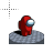 Red Among Us cursor