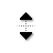 Vertical resize cursor
