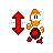 Vertical resize cursor