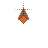 Orange Black cursor