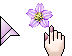 Pink Flowers Cursors preview
