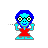 Vertical resize cursor