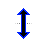 Vertical resize cursor