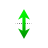 Vertical resize cursor