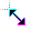 Hotline Black Diagonal Resize 1 cursor